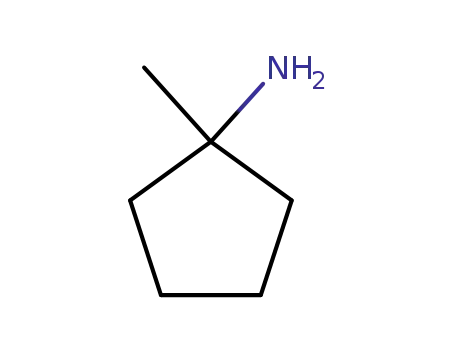 Molecular Structure of 40571-45-7 (1-Methylcyclopentanamine)