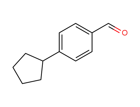 Molecular Structure of 40452-70-8 (p-cyclopentylbenzaldehyde)