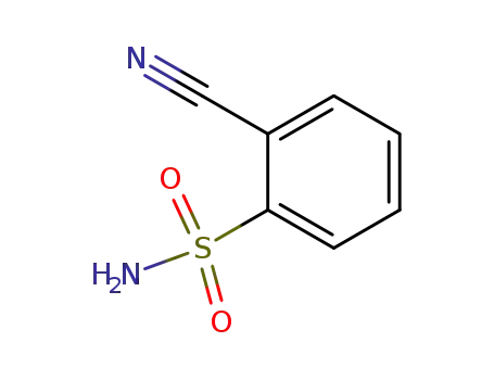 Molecular Structure of 73542-86-6 (2-CYANOBENZENESULFONAMIDE)