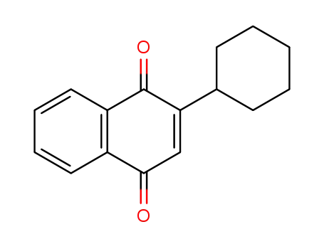Molecular Structure of 34987-31-0 (2-CYCLOHEXYL-1,4-NAPHTHOQUINONE)