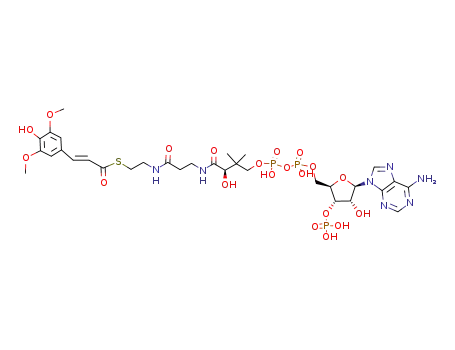 Molecular Structure of 54429-80-0 (sinapoyl-CoA)