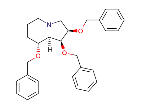Molecular Structure of 90706-28-8 (swainsonine tribenzylate)