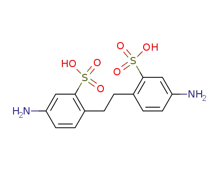 Molecular Structure of 5136-34-5 (5-amino-2-[2-(4-amino-2-sulfophenyl)ethyl]benzenesulfonic acid)