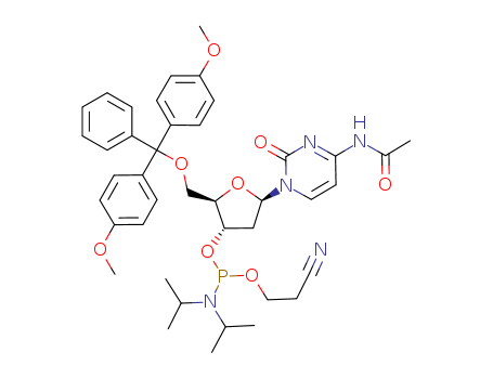(2R,3S,5R)-5-(4-ACETAMIDO-2-OXOPYRIMIDIN-1(2H)-YL)-2-((BIS(4-METHOXYPHENYL)(PHENYL)METHOXY)METHYL)TETRAHYDROFURAN-3-YL 2-CYANOETHYL DIISOPROPYLPHOSPHORAMIDITE