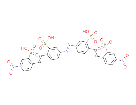 Molecular Structure of 16473-79-3 (3,3'-Azobis[6-[2-(4-nitro-2-sulfophenyl)ethenyl]benzenesulfonic acid])