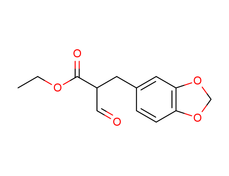 1,3-Benzodioxole-5-propanoicacid, a-formyl-, ethyl ester
