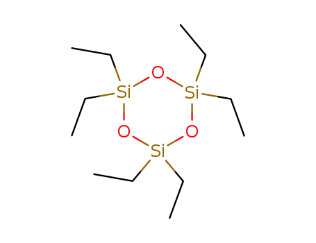 Molecular Structure of 2031-79-0 (Hexaethylcyclotrisiloxane)