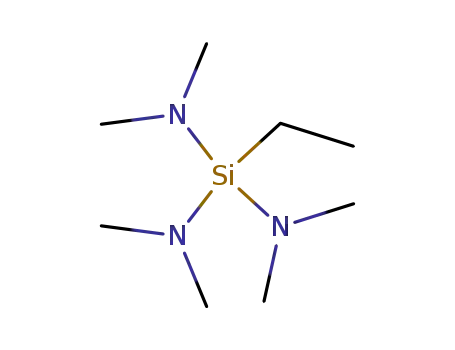 Molecular Structure of 29489-57-4 (TRIS(DIMETHYLAMINO)ETHYLSILANE)