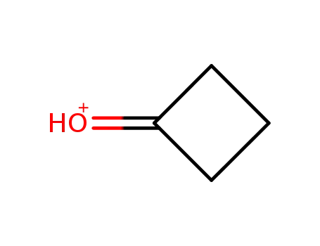 Molecular Structure of 64725-63-9 (cyclobutanone; protonated form)