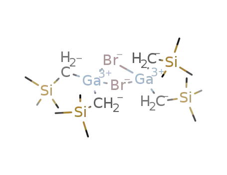 Molecular Structure of 72708-90-8 ([Ga(CH<sub>2</sub>Si(CH<sub>3</sub>)3)2Br]2)