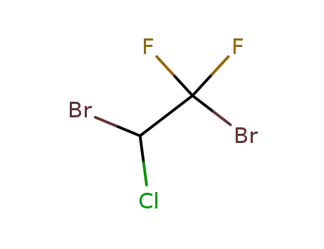 Molecular Structure of 421-36-3 (1,2-DIBROMO-1-CHLORO-2,2-DIFLUOROETHANE)