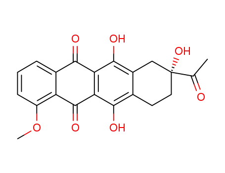 Molecular Structure of 32384-98-8 (7-DEOXYDAUNOMYCINONE)