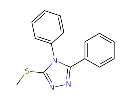 4H-1,2,4-Triazole, 3-(methylthio)-4,5-diphenyl-