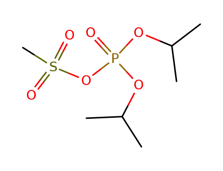 Molecular Structure of 82220-45-9 (methanesulfonic phosphoric anhydride, diisopropyl ester)