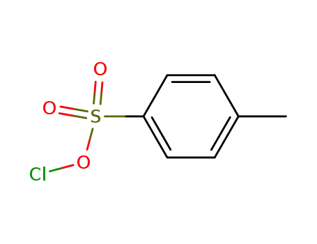 Molecular Structure of 103057-51-8 (hypochlorous acid 4-methylbenzene sulfonic anhydride)