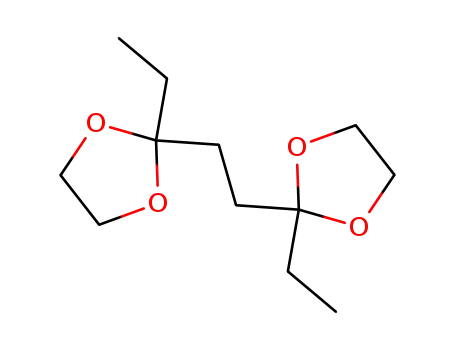 Molecular Structure of 85796-31-2 (bis (ethyl-2 dioxolanne-1,3 yl-2)-1,2 ethane)