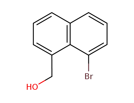 Molecular Structure of 14938-58-0 ((8-BROMO-1-NAPHTHYL)METHANOL)