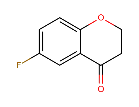 Molecular Structure of 66892-34-0 (6-Fluoro-4-chromanone)