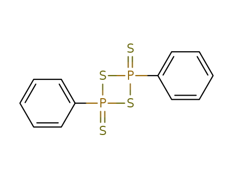 Molecular Structure of 1024-07-3 (1,3,2,4-Dithiadiphosphetane, 2,4-diphenyl-, 2,4-disulfide)