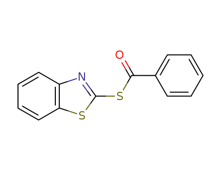 Molecular Structure of 10220-33-4 (S-1,3-benzothiazol-2-yl benzenecarbothioate)
