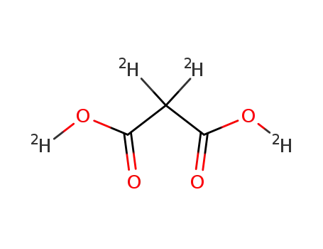 Molecular Structure of 813-56-9 (MALONIC-D2 ACID-D2)