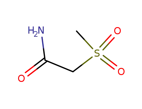 Molecular Structure of 66913-97-1 (2-(methylsulphonyl)acetamide)