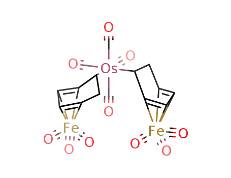 Molecular Structure of 135560-34-8 ({(OC)3Fe(μ-η4:η1-cyclohexadienyl)}2Os(CO)4)