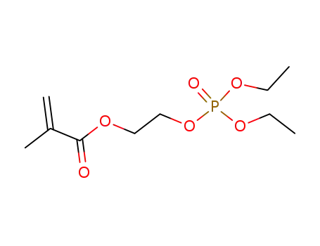 Molecular Structure of 814-35-7 (2-[(diethoxyphosphinyl)oxy]ethyl methacrylate)