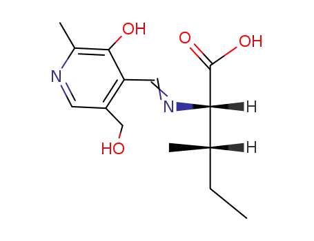 Molecular Structure of 57212-58-5 (PYRIDOXYLIDENE-L-ISOLEUCINE POTASSIUM SALT)