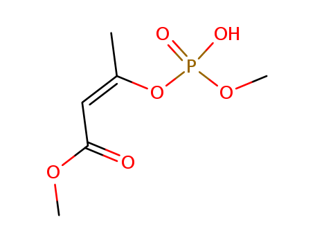 2-Butenoic acid, 3-[(hydroxymethoxyphosphinyl)oxy]-, methyl ester, (Z)-