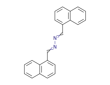 Molecular Structure of 2144-00-5 (naphthalene-1-carbaldehyde (1-naphthylmethylene)hydrazone)