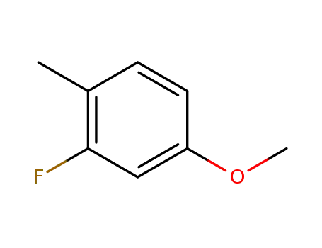 Molecular Structure of 405-06-1 (3-FLUORO-4-METHYLANISOLE)