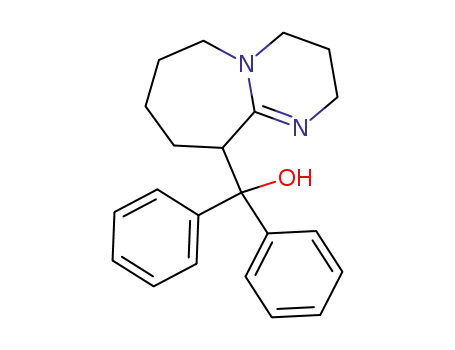 Molecular Structure of 107645-80-7 ((2,3,4,6,7,8,9,10-Octahydro-pyrimido[1,2-a]azepin-10-yl)-diphenyl-methanol)
