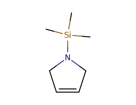 Molecular Structure of 70442-87-4 (1-trimethylsilanyl-2,5-dihydro-pyrrole)