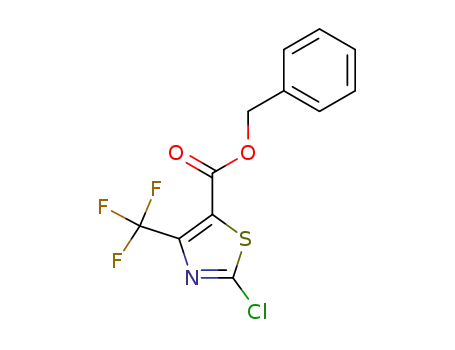 Molecular Structure of 72850-64-7 (benzyl 2-chloro-4-(trifluoromethyl)thiazole-5-carboxylate)