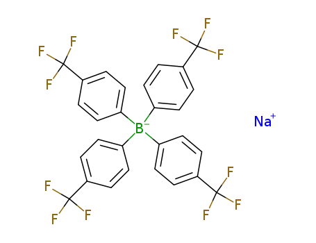 Molecular Structure of 22533-15-9 (Borate(1-), tetrakis[4-(trifluoroMethyl)phenyl]-,sodiuM (1:1))