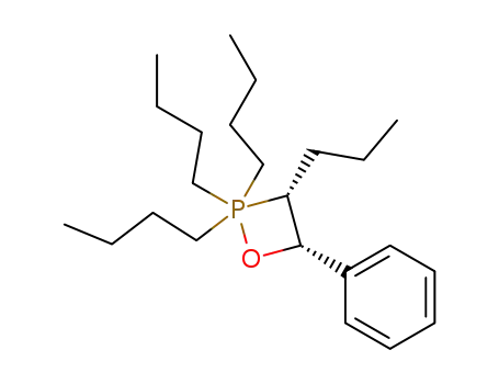 1,2-Oxaphosphetane, 2,2,2-tributyl-2,2-dihydro-4-phenyl-3-propyl-, cis-