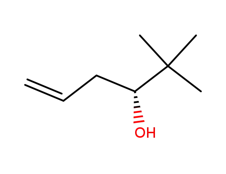 Molecular Structure of 88691-76-3 (5-Hexen-3-ol, 2,2-dimethyl-, (3R)-)