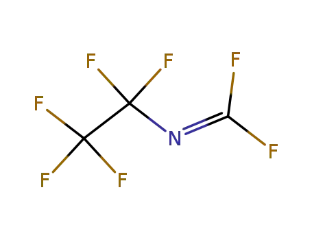 Molecular Structure of 428-71-7 (Carbonimidic difluoride, (pentafluoroethyl)-)