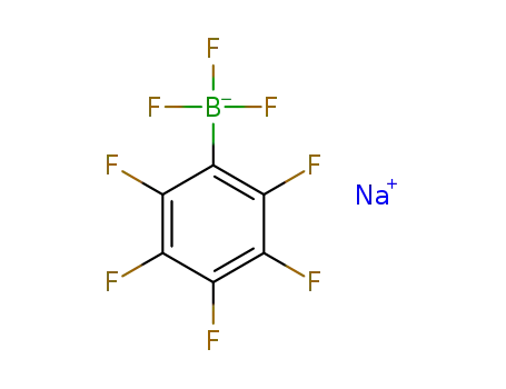 Molecular Structure of 1516885-20-3 (C<sub>6</sub>BF<sub>8</sub><sup>(1-)</sup>*Na<sup>(1+)</sup>)