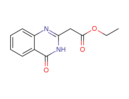 Molecular Structure of 21419-63-6 (Ethyl 2-(4-oxo-3,4-dihydroquinazolin-2-yl)acetate)