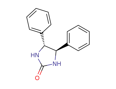 Molecular Structure of 134731-67-2 (2-Imidazolidinone,4,5-diphenyl-, (4R,5R)-)
