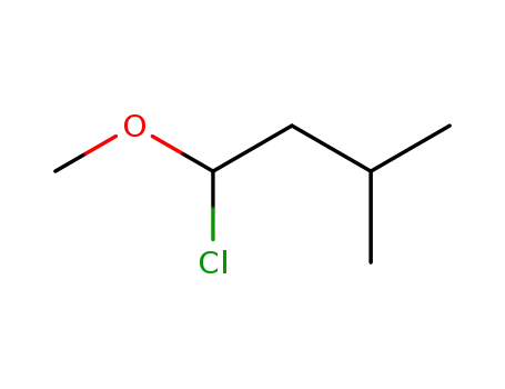 Molecular Structure of 86213-40-3 (Butane, 1-chloro-1-methoxy-3-methyl-)