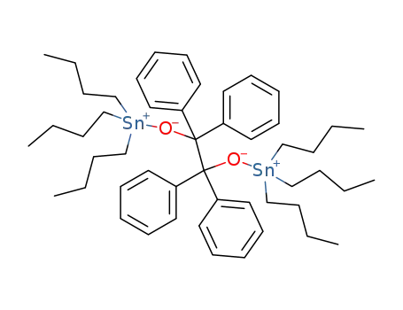 Molecular Structure of 153094-32-7 (O,O'-bistributyltin benzopinacolate)