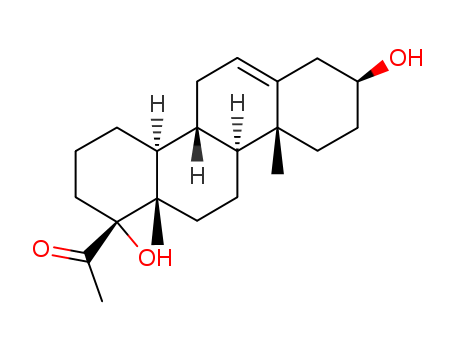 Ethanone, 1-[(1R,4aS,4bR,8S,10aR,10bS,12aS)-1,2,3,4,4a,4b,5,7,8,9,10,10a,10b,11,12,12a-hexadecahydro-1,8-dihydroxy-10a,12a-dimethyl-1-chrysenyl]- (9CI)
