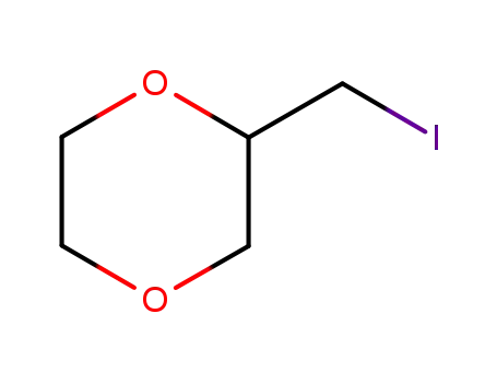Molecular Structure of 64179-17-5 (2-IODOMETHYL-1,4-DIOXANE)