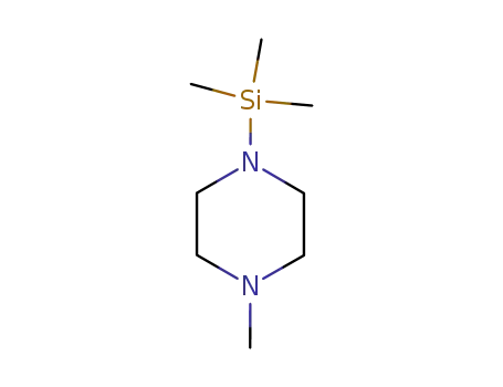 Molecular Structure of 27001-68-9 (Piperazine, 1-methyl-4-(trimethylsilyl)- (8CI,9CI))