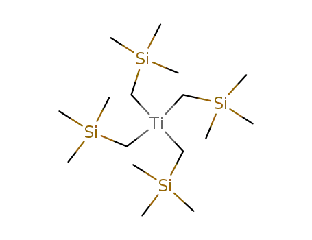Molecular Structure of 33948-28-6 (titanium(4+) tetrakis[(trimethylsilyl)methanide])