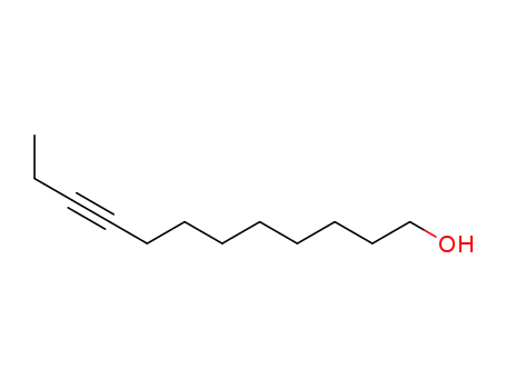 Molecular Structure of 71084-08-7 (9-Dodecyn-1-ol)
