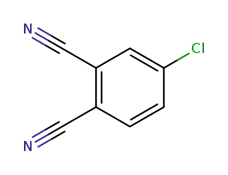 Molecular Structure of 17654-68-1 (4-chloro-1,2-dicyanobenzene)